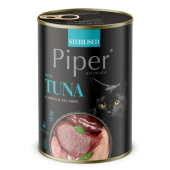 Пълноценна храна за кастрирани котки Piper® Cat Sterilised БЕЗ ЗЪРНО, с риба тон, 400 гр.